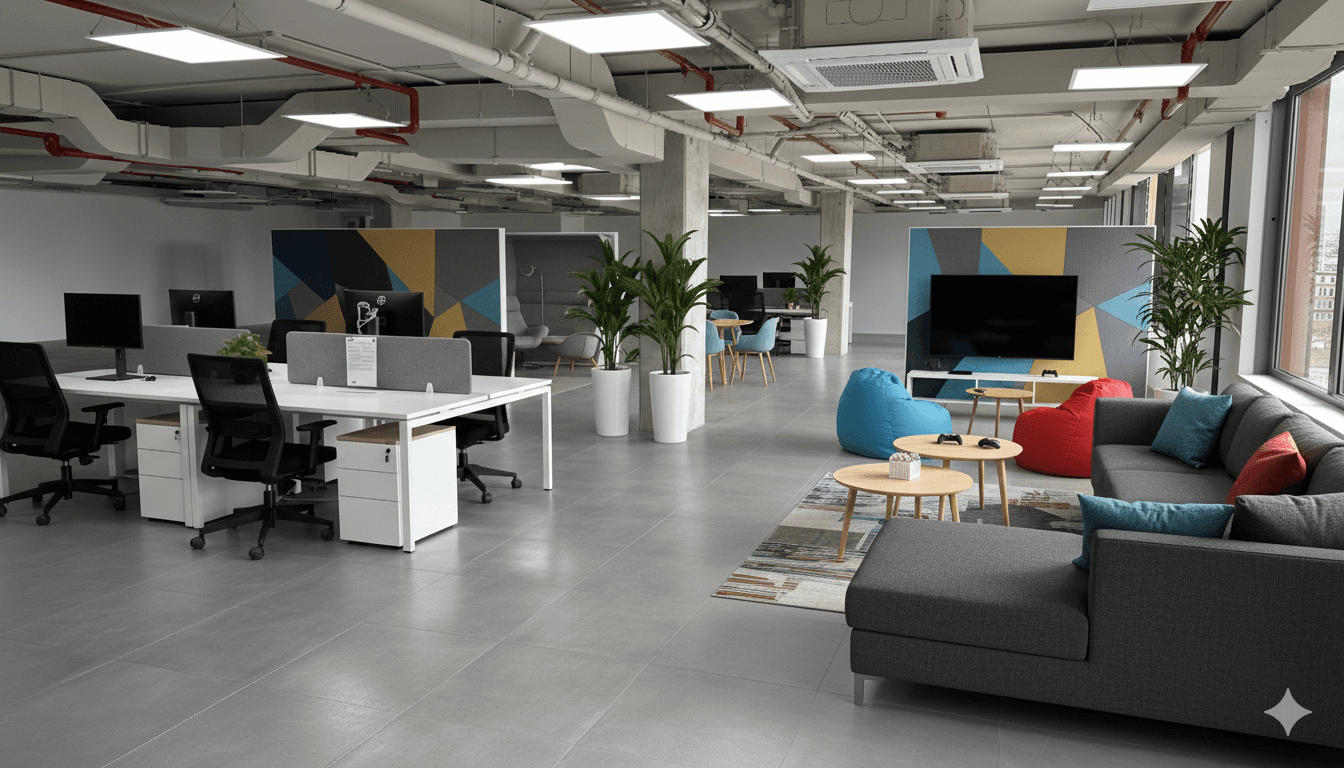 Office interior view